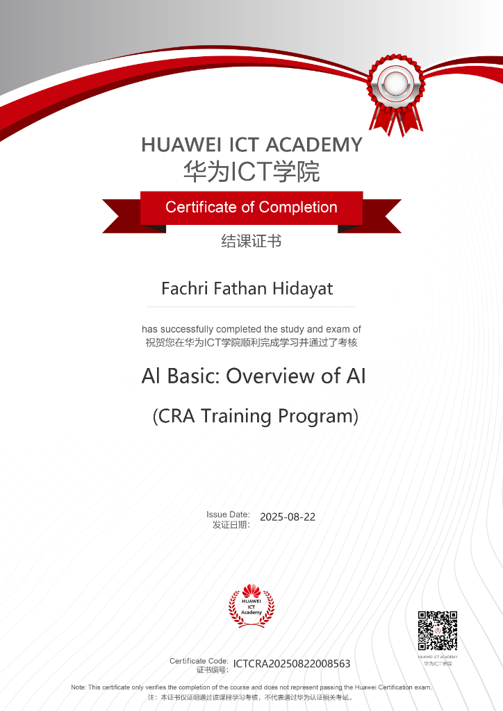 Huawei AI Basic Certificate
