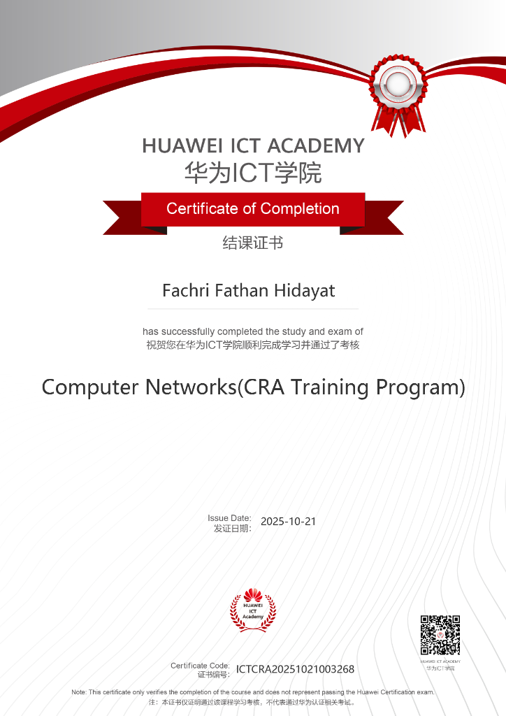 Huawei Computer Networks Certificate